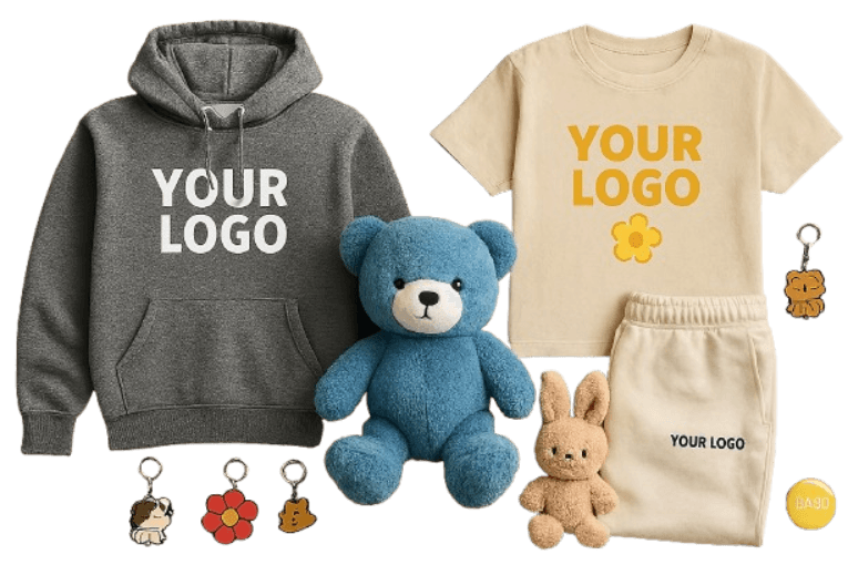 Custom clothing and merchandise for Shopify stores